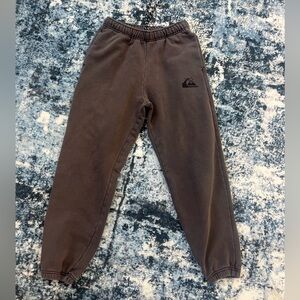 Heavyweight Quiksilver cotton taupe Sweatpants, XS